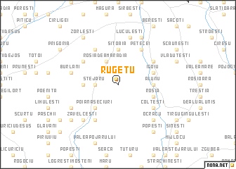 map of Rugetu