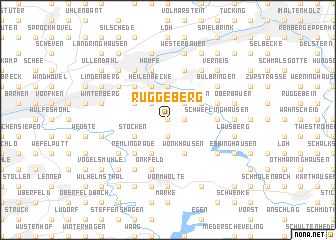 map of Rüggeberg