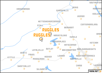 map of Ruggles
