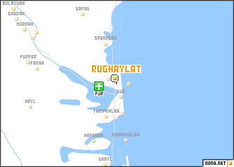 map of Rughaylāt