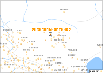 map of Rugh Gund Mānchhar