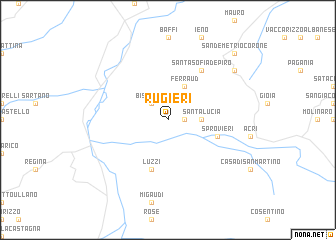 map of Rugieri