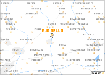 map of Ruginello