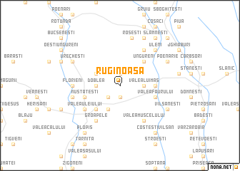 map of Ruginoasa