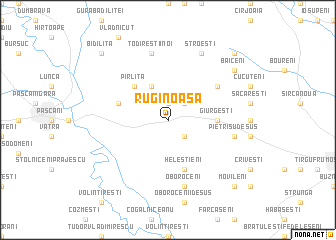 map of Ruginoasa