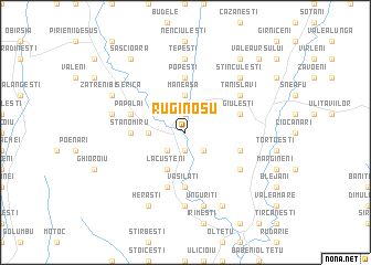 map of Ruginosu