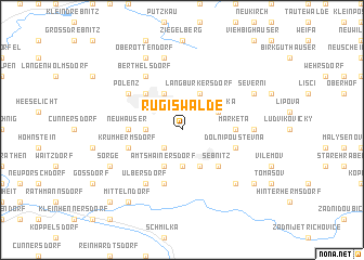 map of Rugiswalde