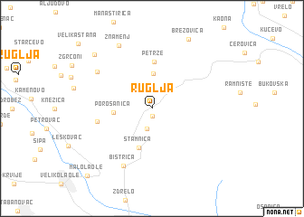 map of R. Uglja