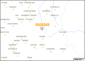 map of Rugogwe