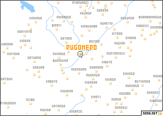 map of Rugomero