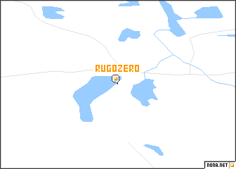 map of Rugozero