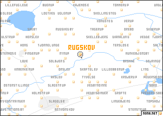 map of Rugskov