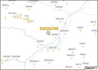 map of Rugudzha