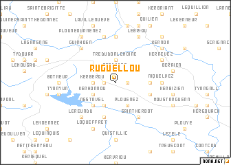 map of Ruguellou