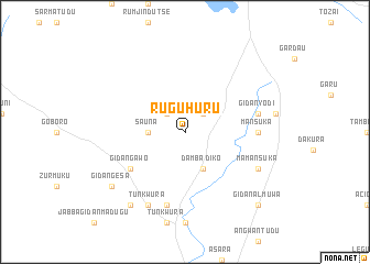 map of Rugu Huru