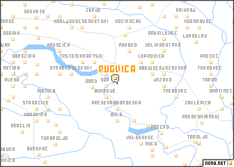 map of Rugvica