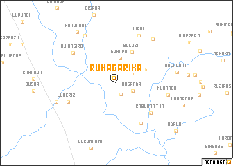 map of Ruhagarika