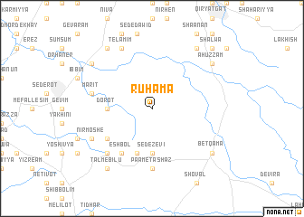 map of Ruẖama