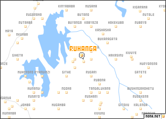 map of Ruhanga