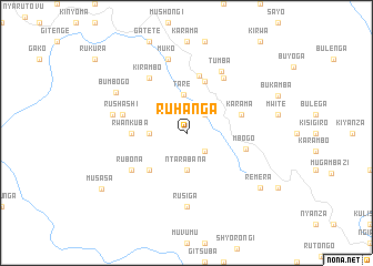 map of Ruhanga