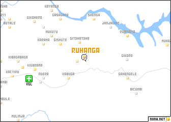 map of Ruhanga