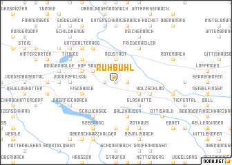 map of Ruhbühl