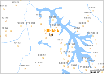 map of Ruhehe