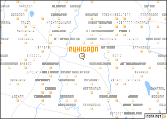 map of Ruhigaon