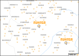 map of Ruhinga