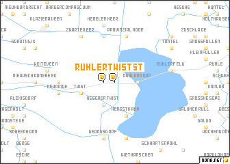 map of Rühlertwist