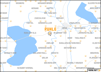map of Rühle