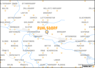 map of Ruhlsdorf