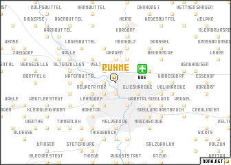 map of Rühme