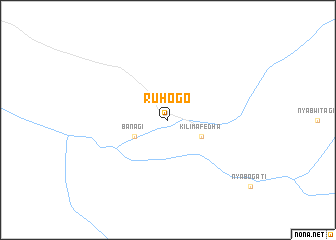 map of Ruhogo