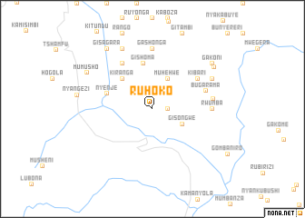map of Ruhoko