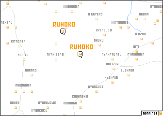 map of Ruhoko