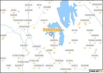 map of Ruhondo