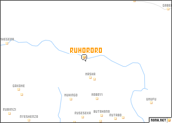 map of Ruhororo