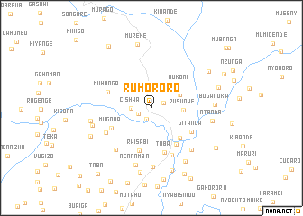 map of Ruhororo