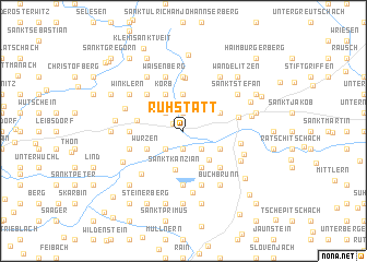 map of Ruhstatt