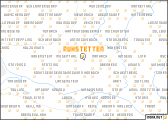 map of Ruhstetten