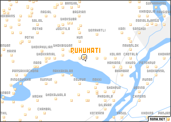 map of Ruhumati