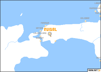 map of Ruidal