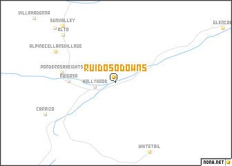 map of Ruidoso Downs