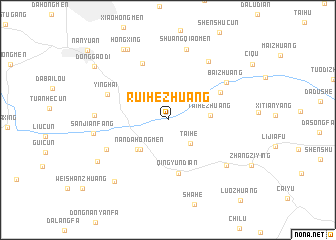 map of Ruihezhuang