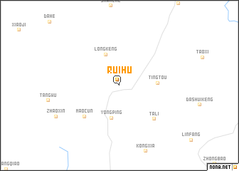 map of Ruihu