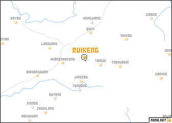 map of Ruikeng