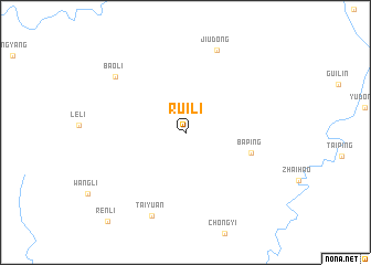 map of Ruili