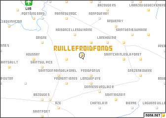 map of Ruillé-Froid-Fonds