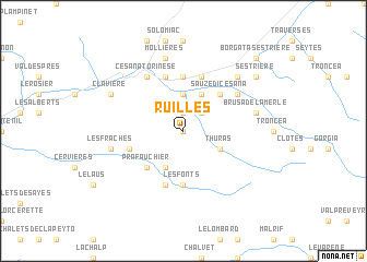 map of Ruilles